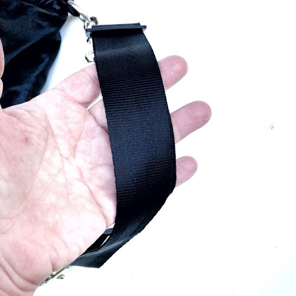 SOLD Reworked Marc New York Moto Leather Shoulder Bag w/ Silver Chain - Picture 16 of 16